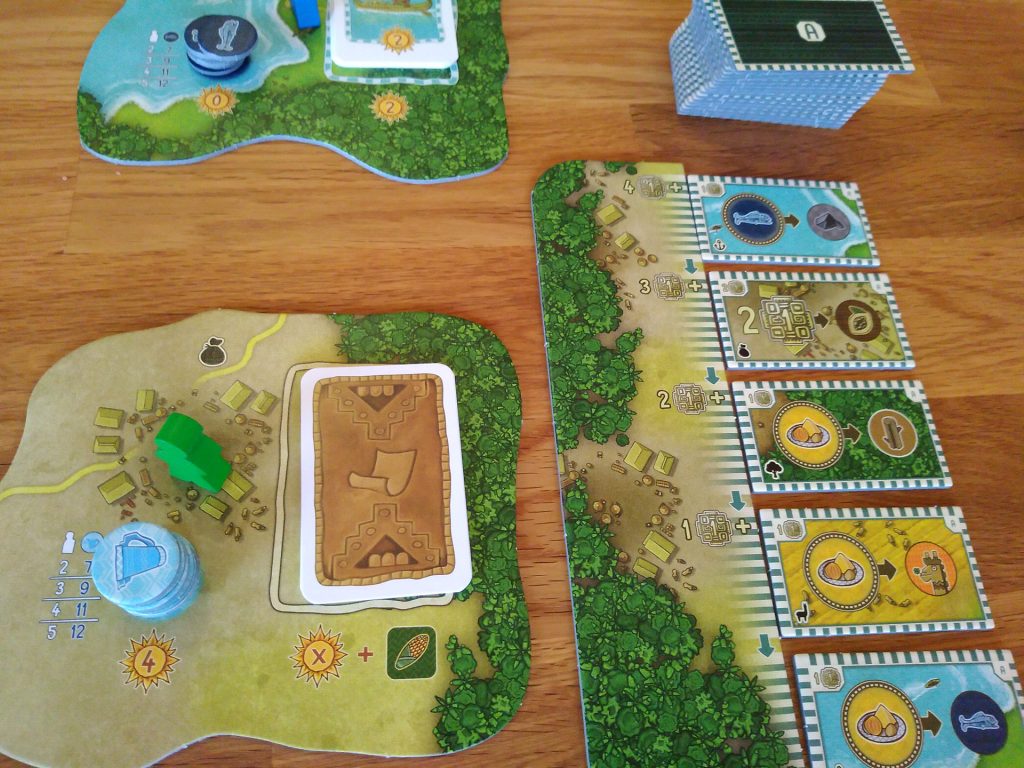 Markttableau und Aubauten von Altiplano