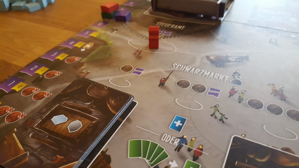 Ein Blick auf die Tugendleiste und dazugehörige Aktionsfelder